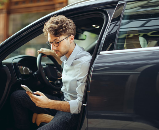 rideshare-driver-checking-phone