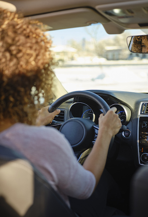 Woman Driving Car
