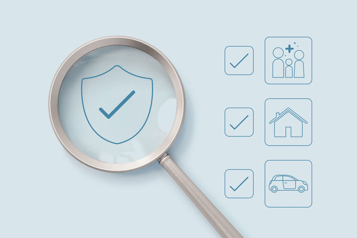 magnifying-glass-over-a-shield-illustrating-insurance-policies